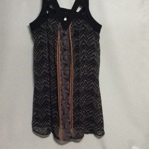 Xhilaration tribal print sleeveless dress XL. B42